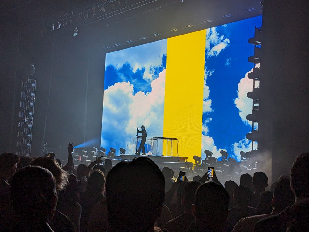 Madeon performing during his show "Good Faith Forever" at the Shrine Auditorium in Los Angeles