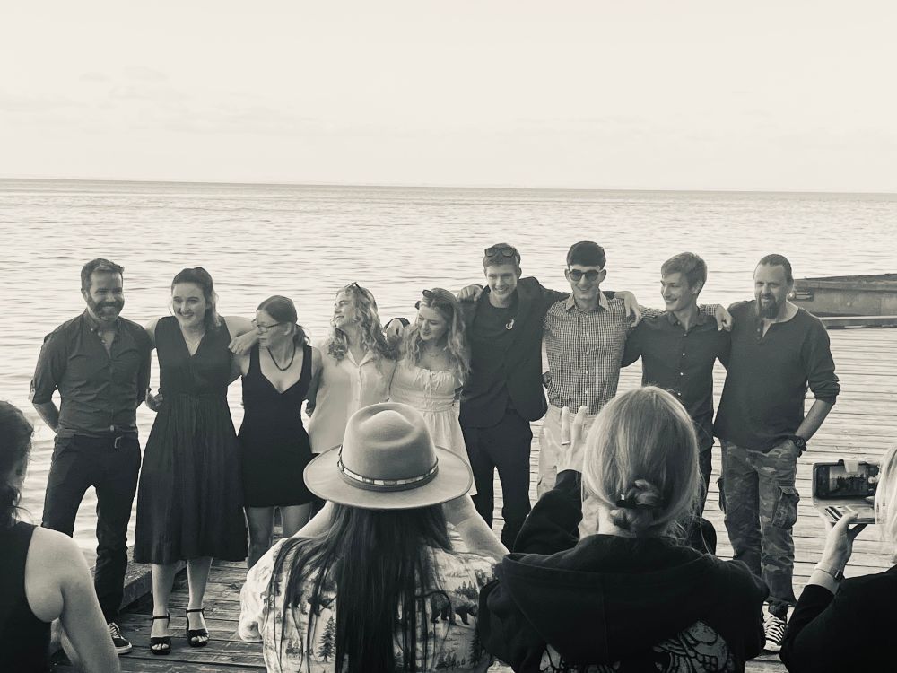 Certificate students & instructor 