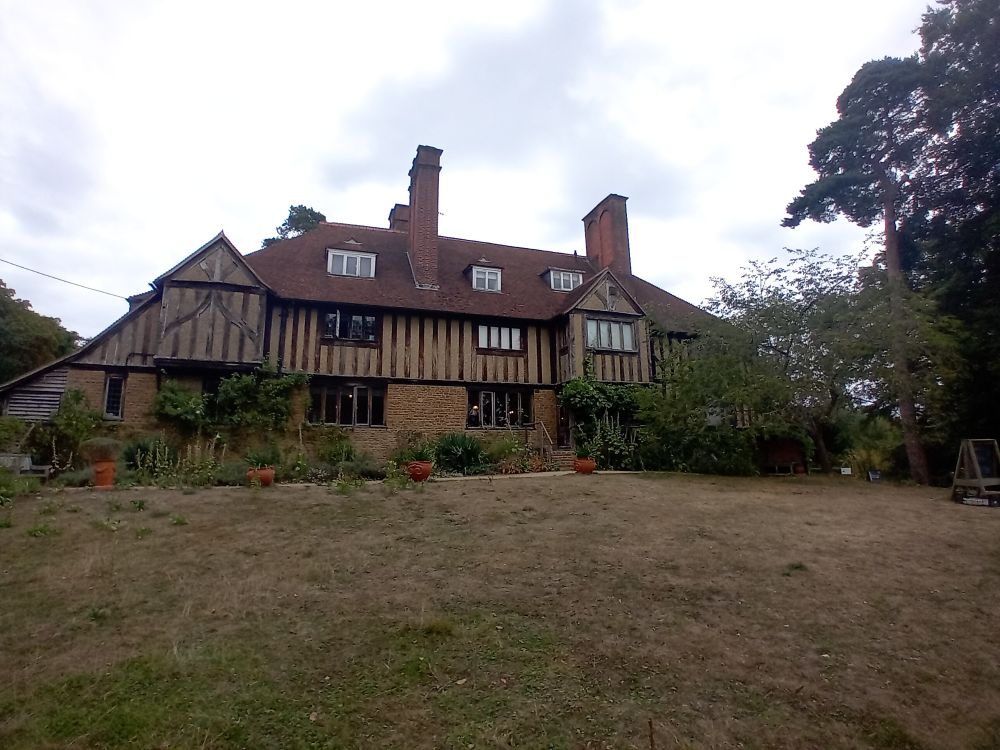 Large house on a hill top