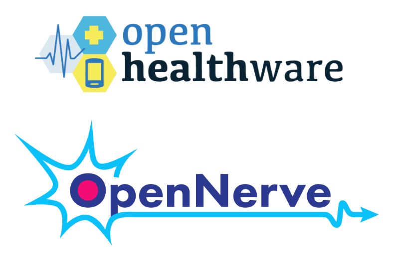 the open healthware logo stacked over the OpenNerve logo