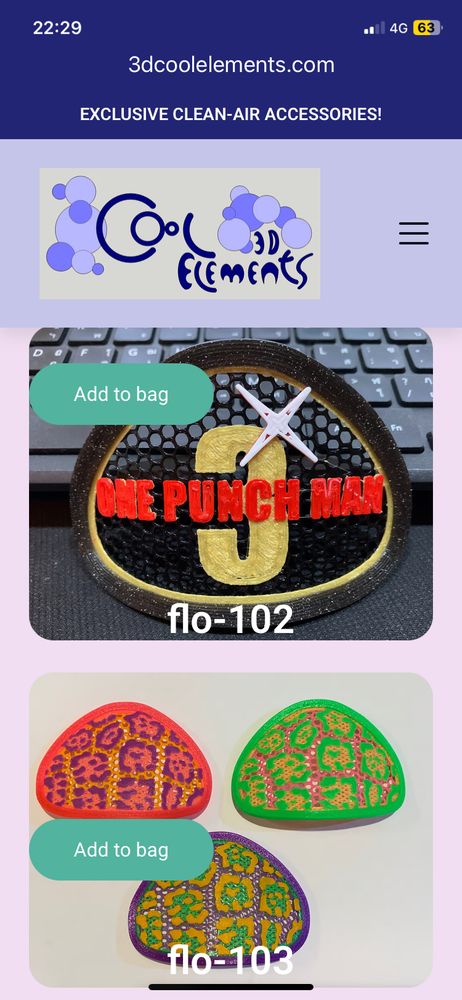 One Punch Man (Manga character) and colorful Panther print decorations for Flo mask. 