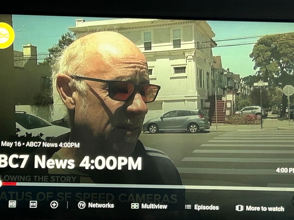 A Screen Shot of me, John Seckman, being interviewed by a local newscast. 