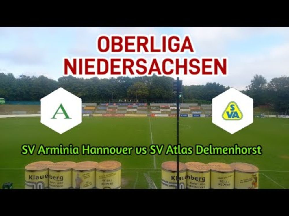 Oberliga Niedersachsen SV Arminia Hannover vs SV Atlas Delmenhorst