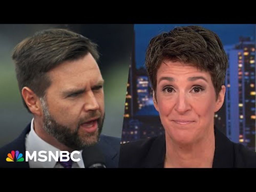 Watch: Rachel Maddow lays out why you should care about JD Vance's real agenda