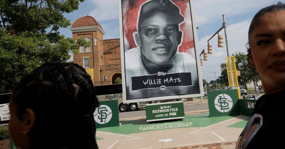 Alabama’s Rickwood Field tribute to Negro Leagues becomes a poignant memorial for Willie Mays