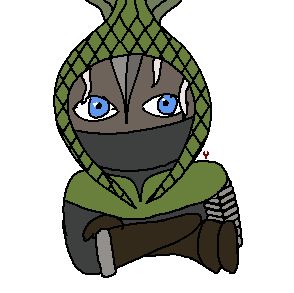 Ironeye from Elden Ring Nightreign edited over the blue-eyed people meme