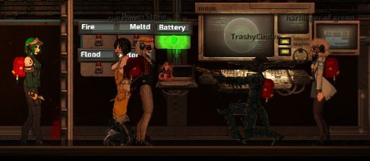 The five person crew I was with