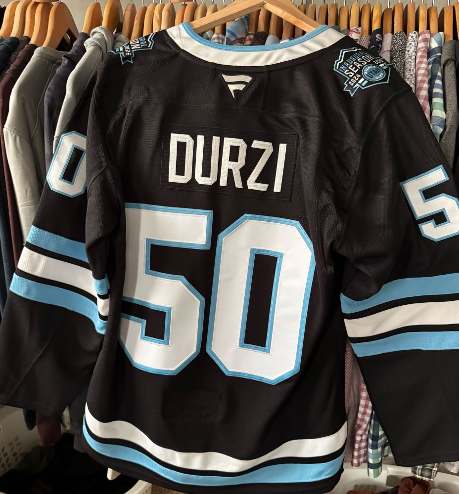 Utah Hockey Club home jerseys back. 