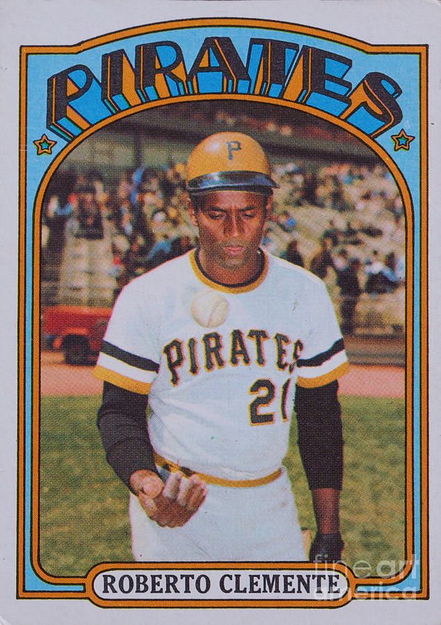 Roberto Clemente 1972 Topps baseball card