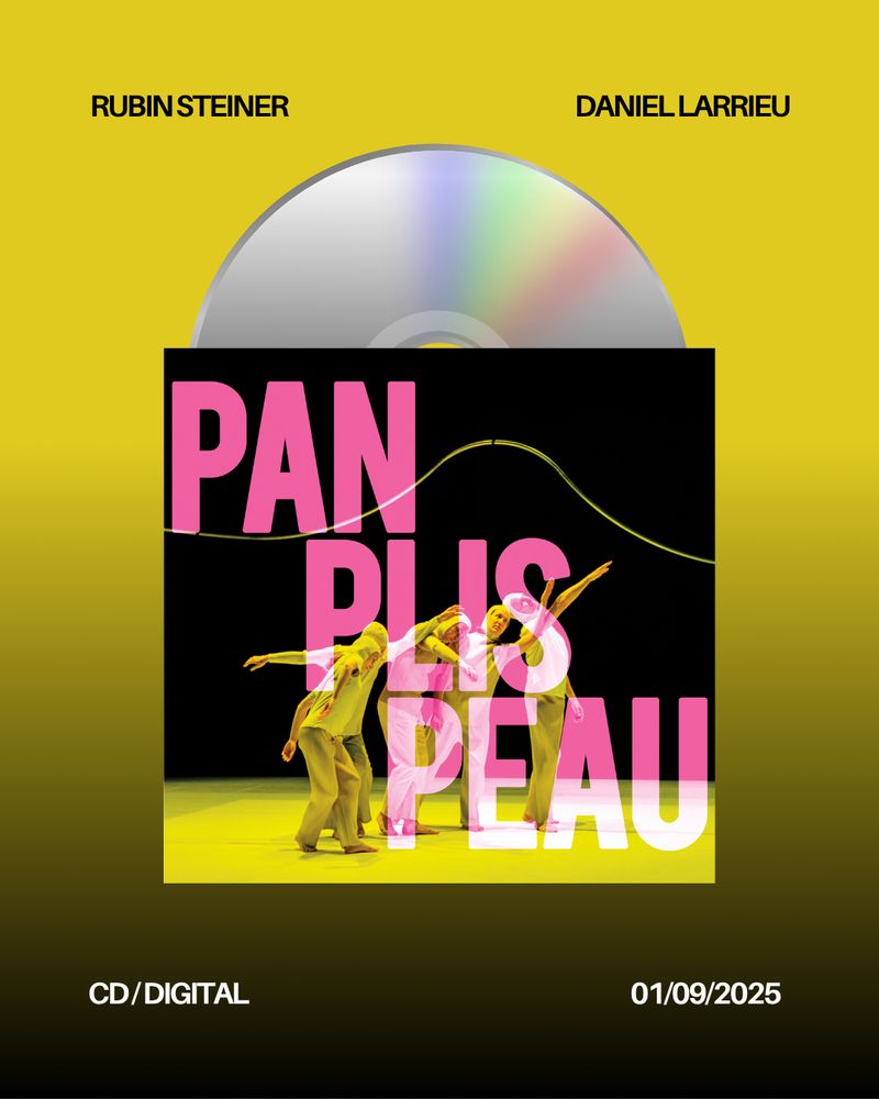 Précommande du CD "PAN PLIS PEAU", musique de la pièce de Daniel Larrieu, par Rubin Steiner