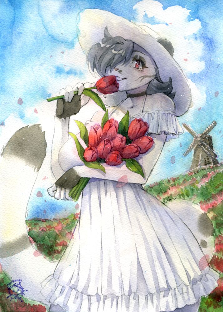 a gorgeous ocelot in the spring!