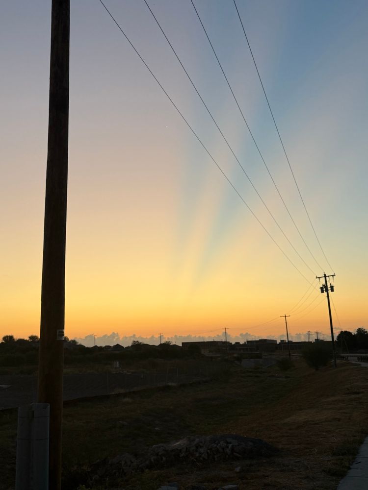 Multi color morning sky