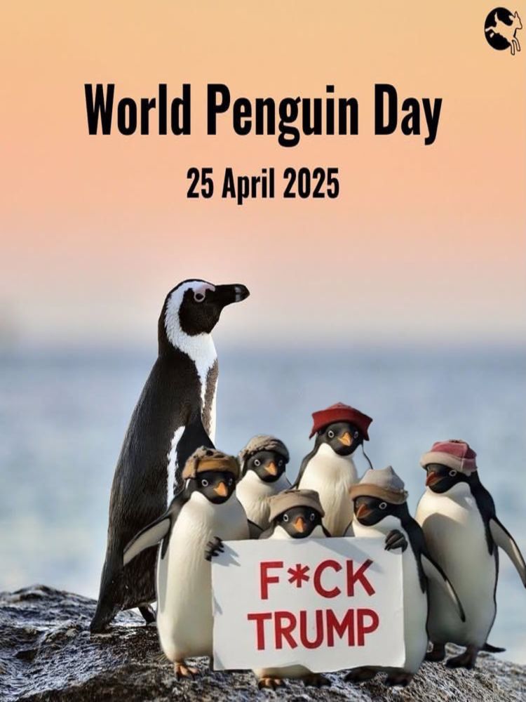 World Penguin Day

April 25,2025

F*CK TRUMP
