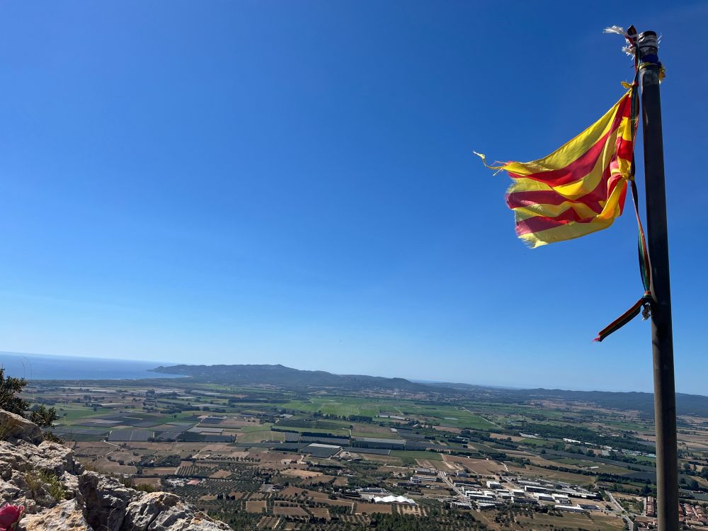 Vue depuis Castell Montgrí - Costa Brava