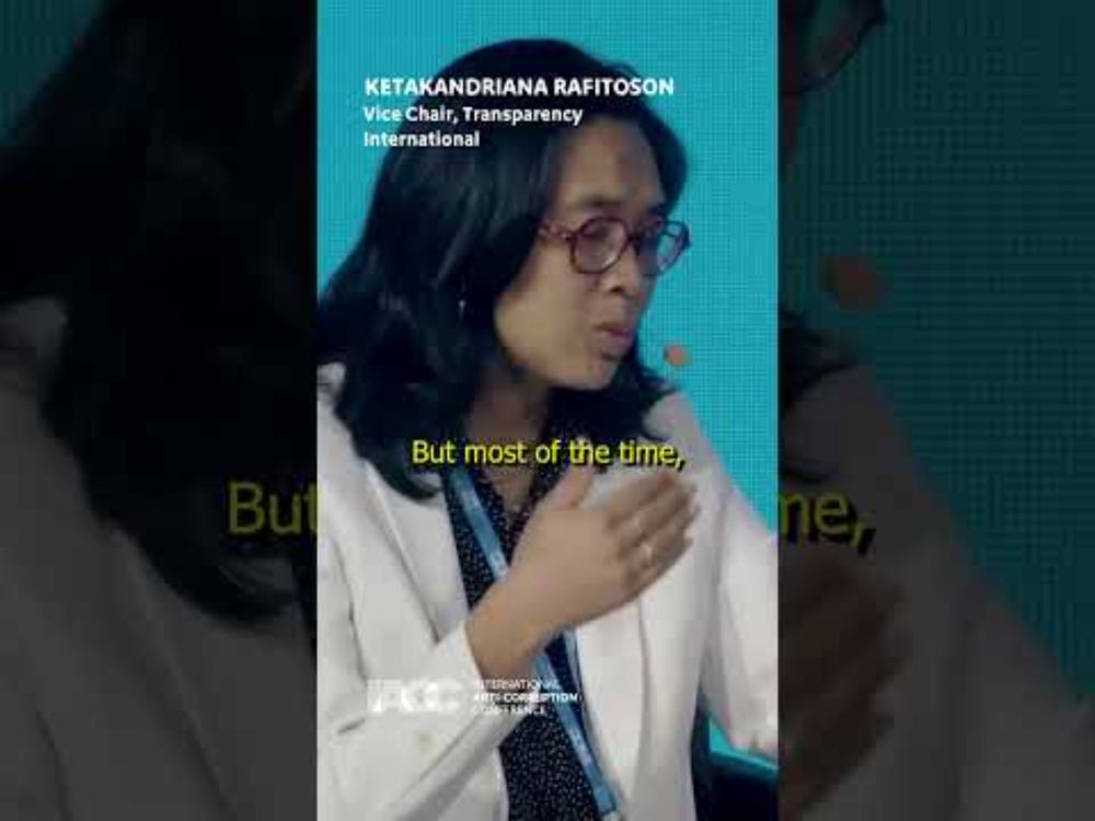 #IACC2024 | Ketakandriana Rafitoson, TI, at the Plenary: Defending The Defenders