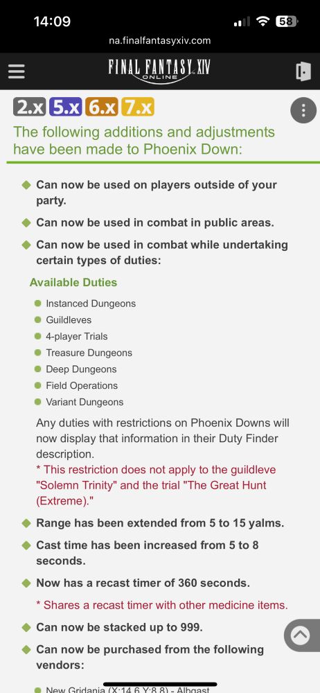 Ffxiv 7.3 phoenix down patch notes