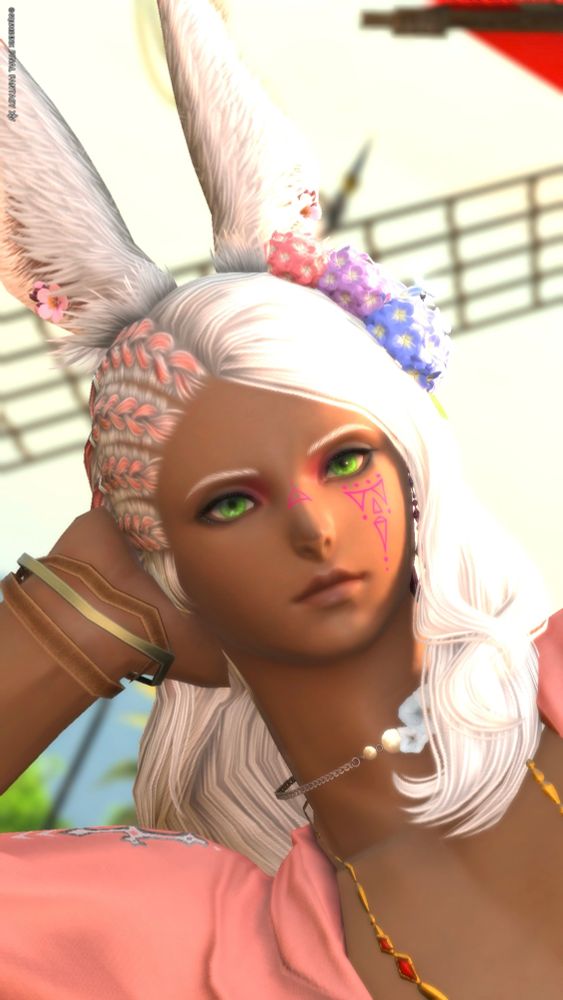 MoonFire Fair 
Viera in swimwear lounging on a deckchair
Summer vibes