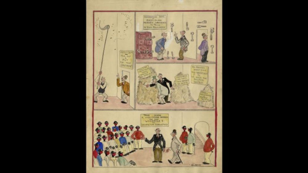 A California auction house is selling a racist early drawing by Dr. Seuss that’s sure to disappoint the parents and children who adore his later work.