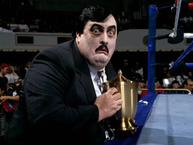 Legendary WWF Manager and Hitler lookalike, Paul Bearer
