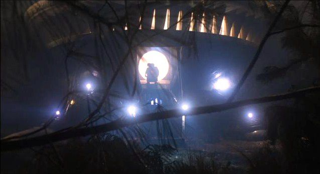 The spaceship from ET 