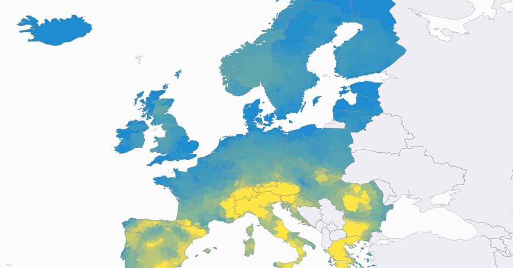 EU map of hydrogen production costs