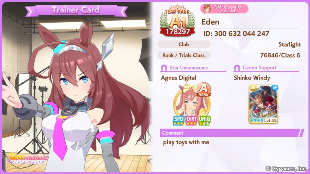 300632044247 my umamusume trainer id