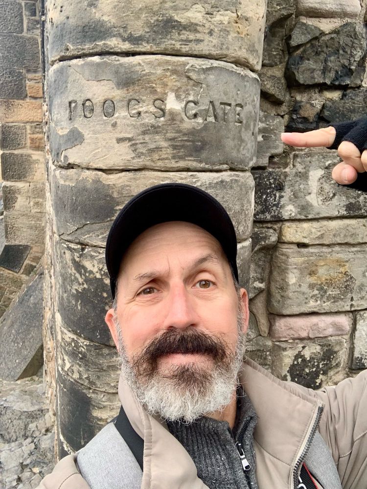 At Foog’s Gate in Edinburgh Castle.