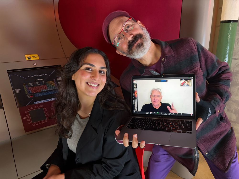 Zooming in the Grand Poobah of the film while shooting at the Verdant Works Museum in Dundee, Scotland.