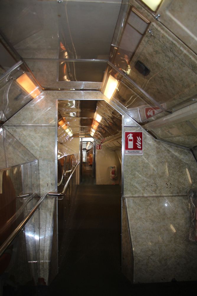 Inside the Tu-144 SST at the Technik Museum Sinsheim.