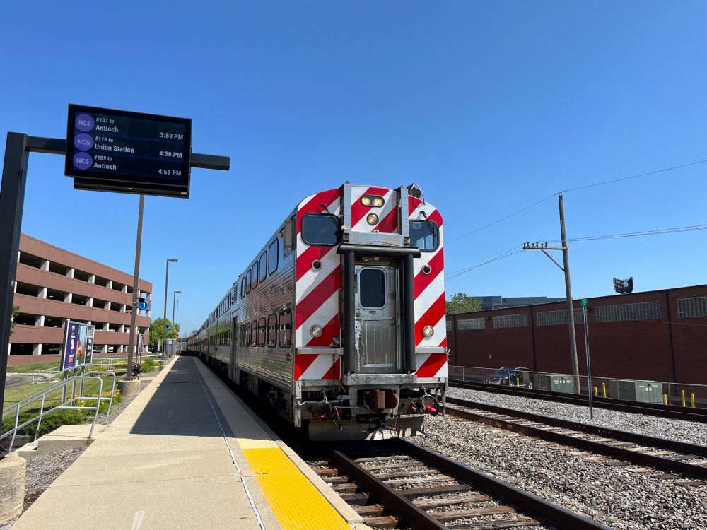 Last train to Chicago until late afternoon!