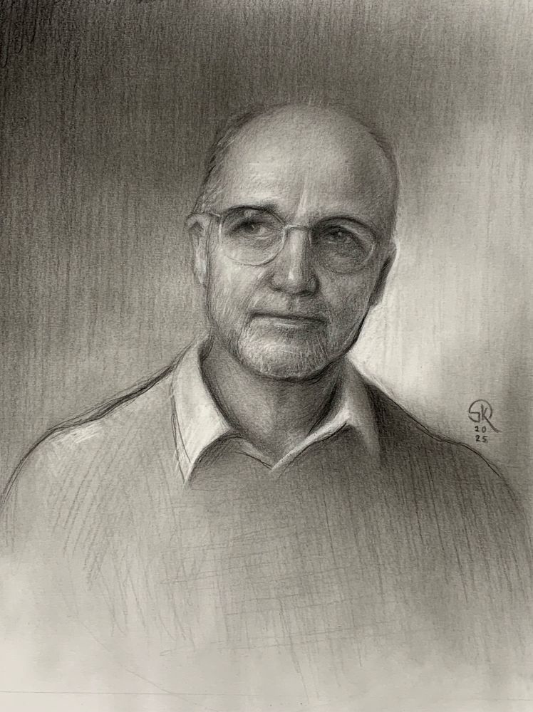 Pencil drawing portrait