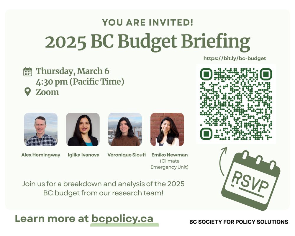 Join us for the BC budget briefing on March 6! bit.ly/bc-budget