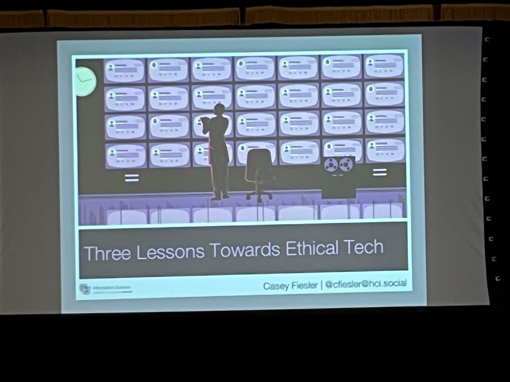 Title slide for Casey Fiesler’s talk at Georgia Tech.