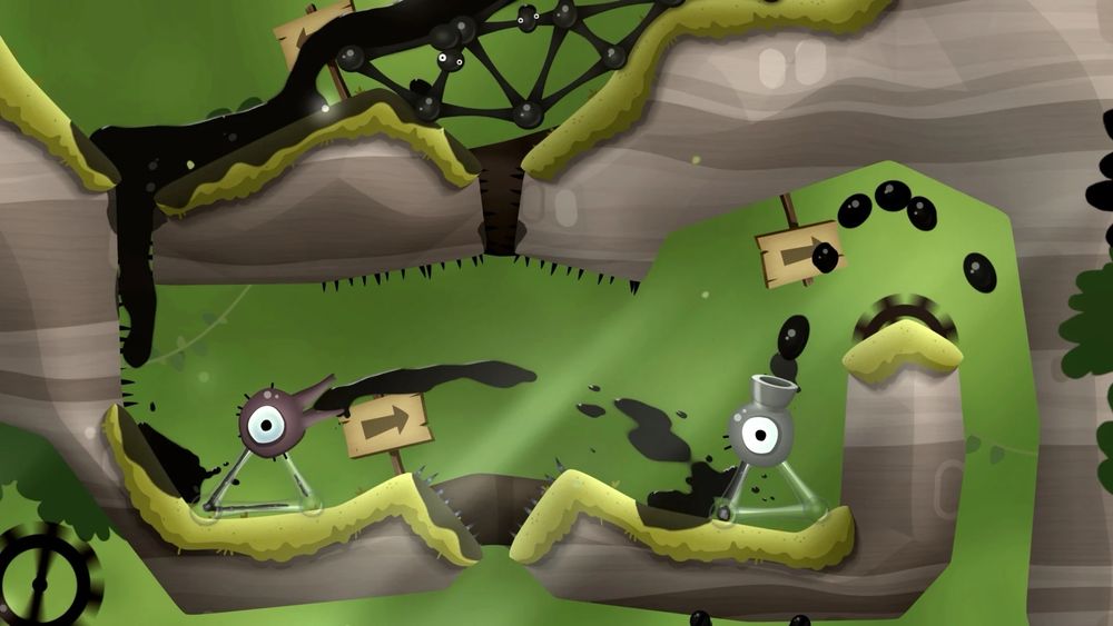 World of Goo 2, shooting some goo.