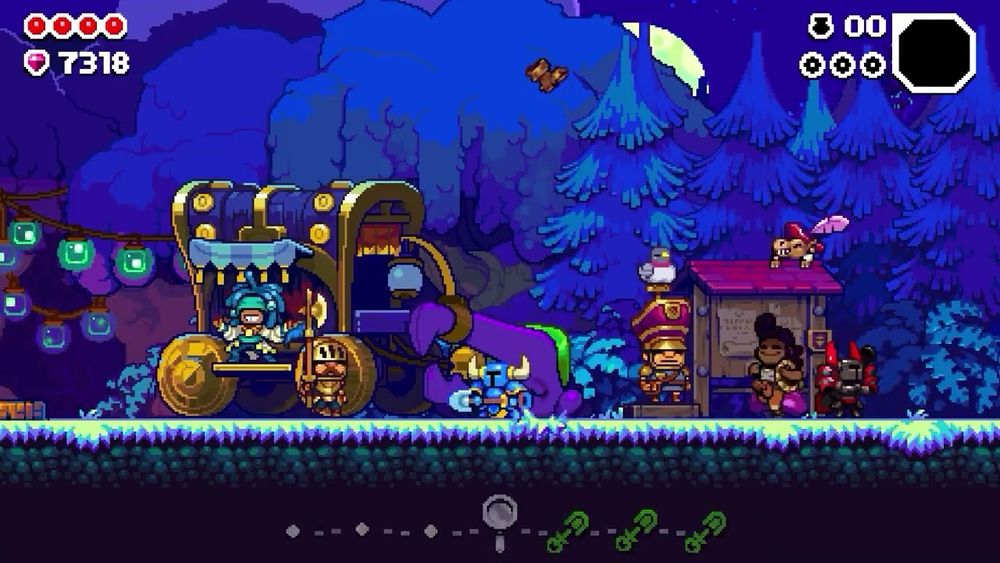 Shovel Knight doing Shovel Things