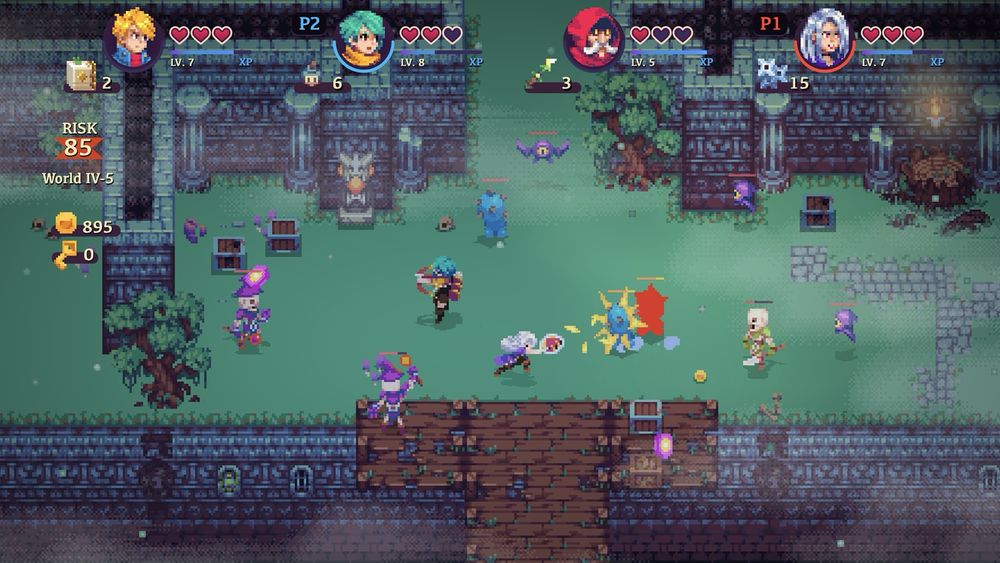 Some kind of multiplayer twin-stick shooter, maybe? Read the story to find out what it is!