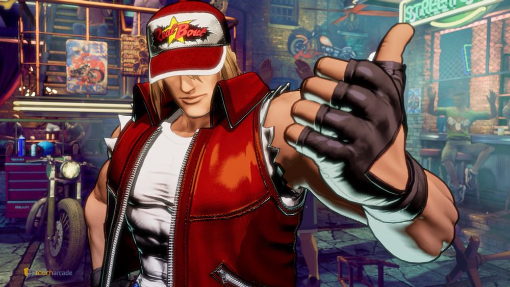Terry Bogard from Fatal Fury: City of the Wolves. Are you okay?