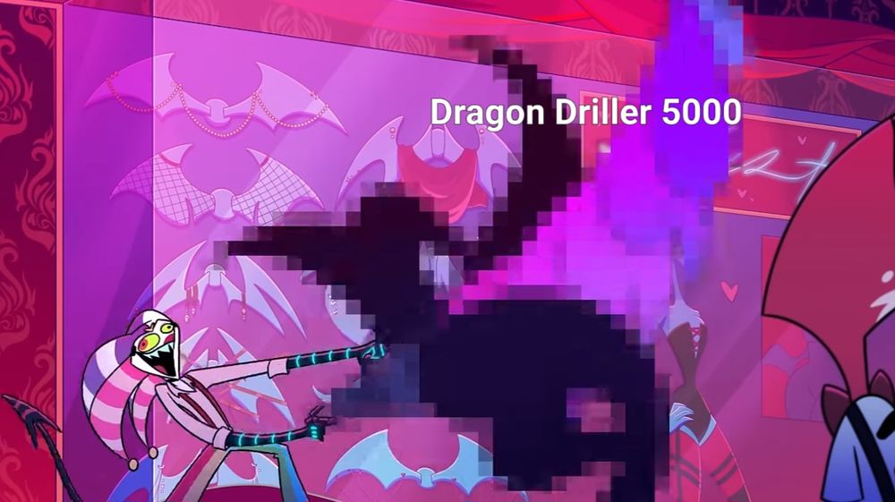 Fizzarolli showing off the Dragon Driller 5000