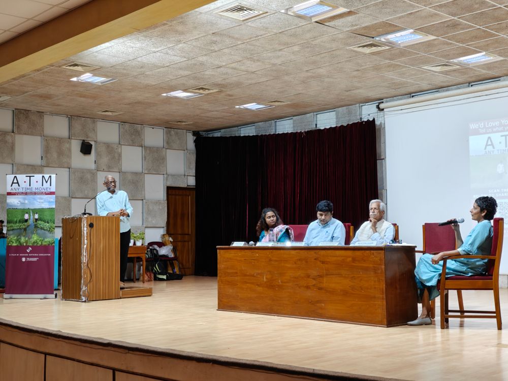 World Premiere of A.T.M. Any Time Money in Hyderabad, India on Monday 28th July.  Its a film about natural farming, soil health and the future of our food