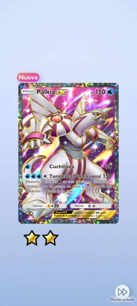 Palkia ex (un Pokémon guapo)
