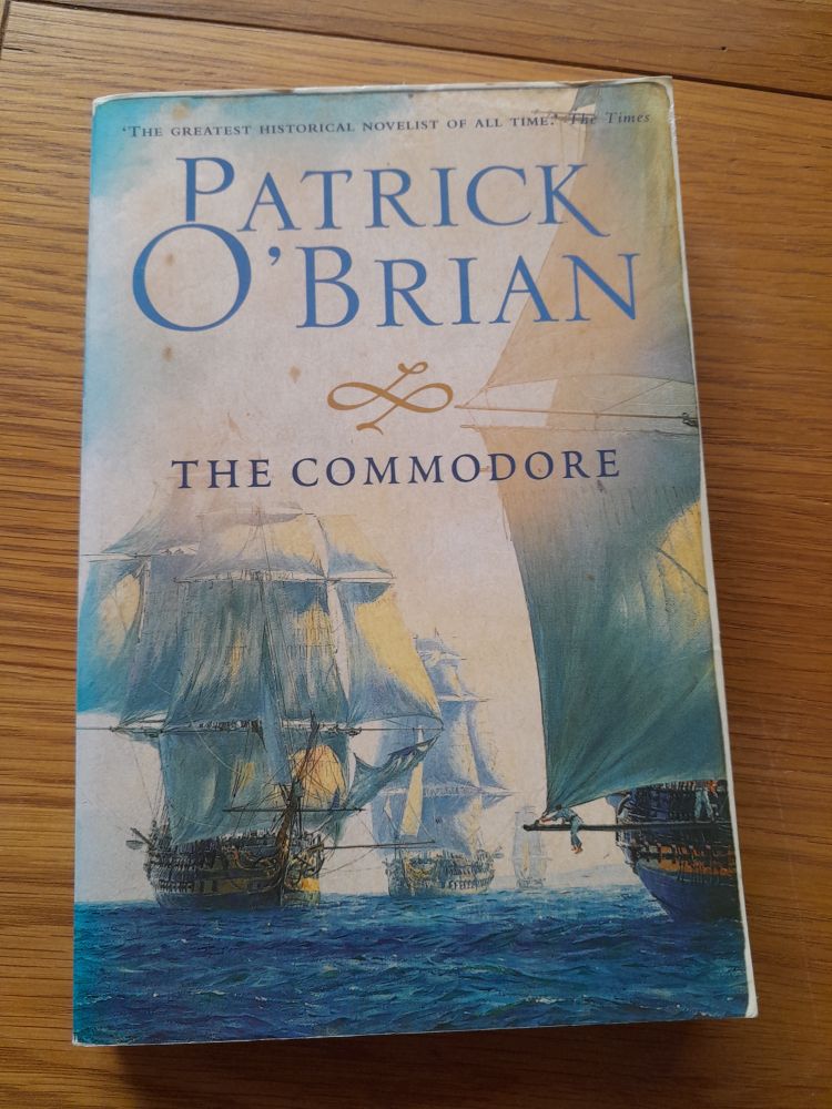 Photo of book: The Commodore by Patrick O'Brian. 