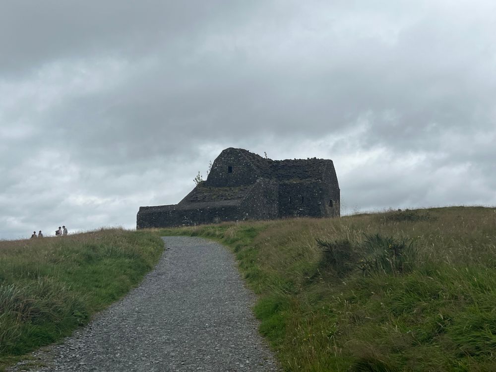 Hellfire Club as you walk up to it 