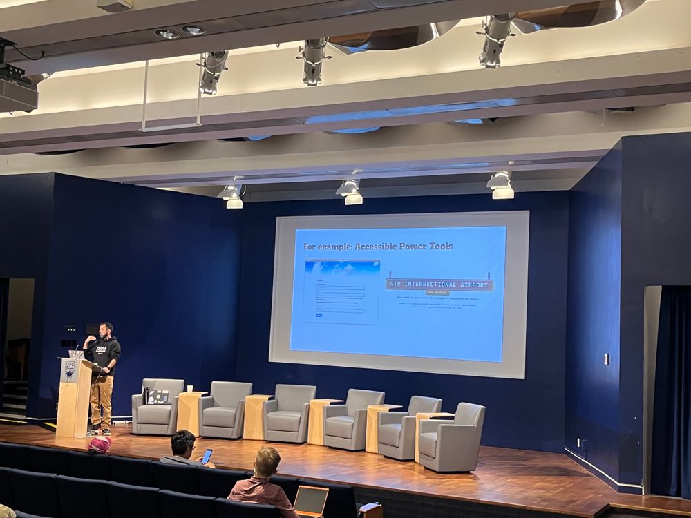 Anuj speaking, slide deck - For example, Accessible Power Tools

ATP Internectional Airport