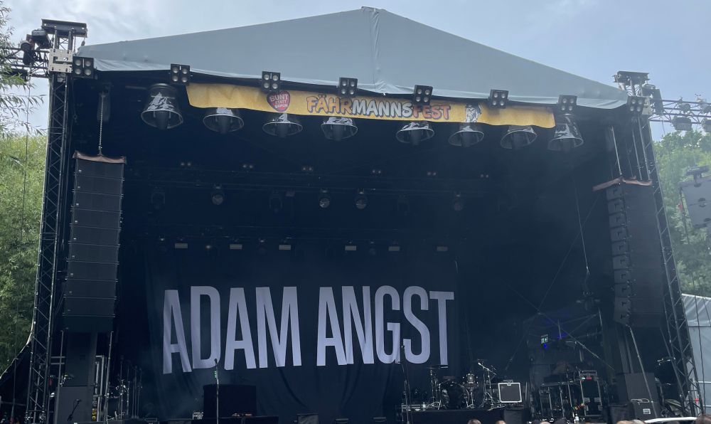Adam Angst Bühne auf dem Fährmannsfest