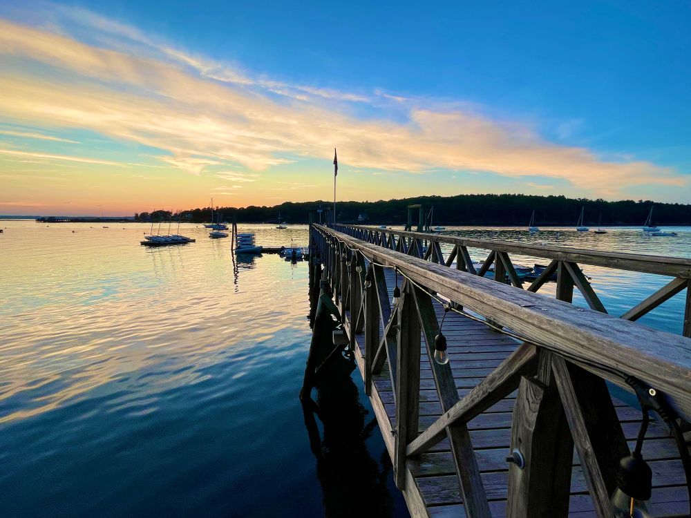 Pier at sunset