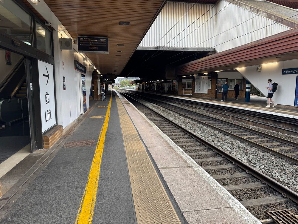 Train station at Birmingham Airport