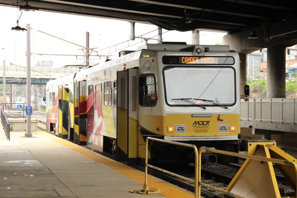 Baltimore Light Rail at Penn Station