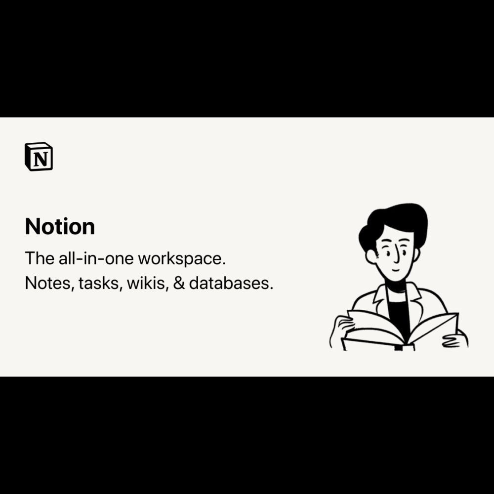 Notion – The all-in-one workspace for your notes, tasks, wikis, and databases.