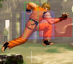 Second hitbox of Ryo’s QCF+K 