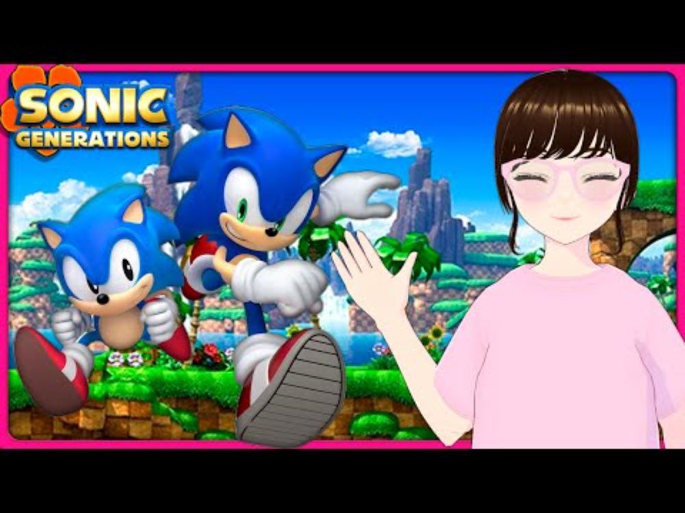 Enquanto não Lança Sonic X Shadow Generations, vamos no clássico 😊 #sonicgenerationsbr #vtuber